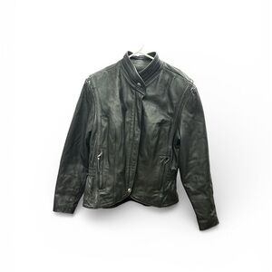 Harley-Davidson Black Quilted Jacket with Logo